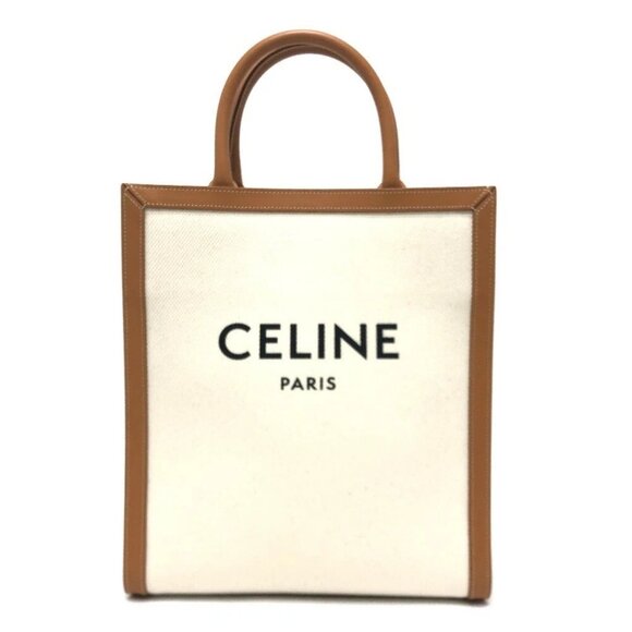CELINE 192082BNZ.02NT Small Vertical Cabas 2WAY Hand Bag Shoulder Bag Tote Bag - Picture 1 of 13